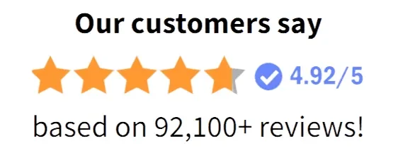 JellyBoost® 5 star customer rating